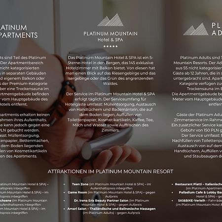 Platinum Mountain Hotel&Spa Szklarska Poreba Exterior photo Brochure